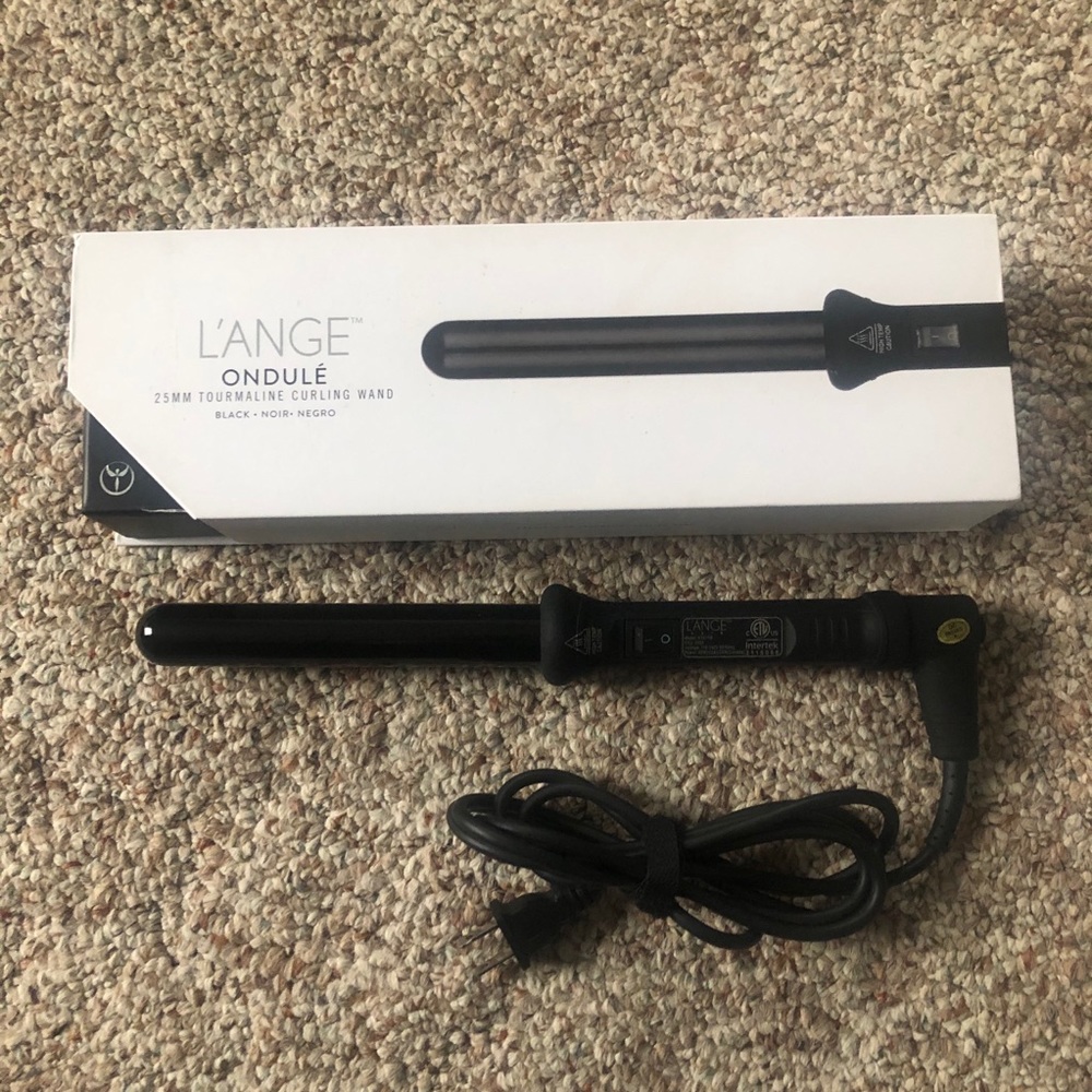 Lange Ondule 25mm Tourmaline Curling Wand EUC